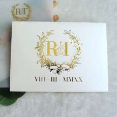 Vellum Paper Invitation Card Foiling Wedding Invitation Customized Wholesale